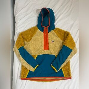 NIKE Heritage Sherpa Fleece Half Zipper Hoodie
